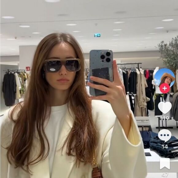 Sunglasses ZARA 50TH ANNIVERSARY Shield SUNGLASSES BLACK Nwt - Picture 6 of 12